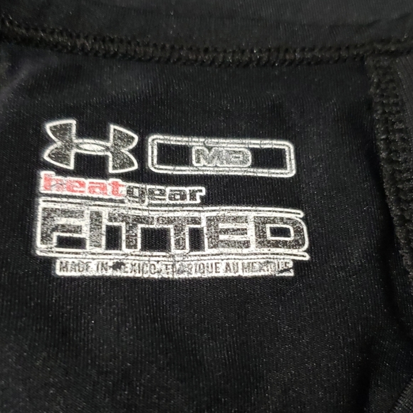 UNDER ARMOUR HEATGEAR BLACK TANK TOP SIZE  MEDIUM - Picture 5 of 8
